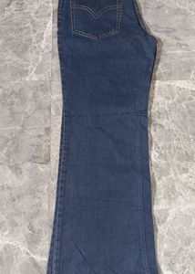 Bell Bottom Blue Jeans New Not Use