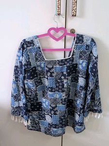 Corset Kurti top with tassels