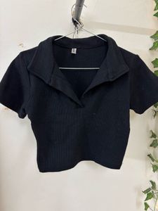 Pack of 4 crop top - collared