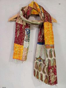 Colorful Patchwork Baul Kantha Stoles