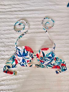 Tropical Print Bikini Set