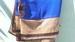 Beautiful Ombre Embellishments saree 💙✨