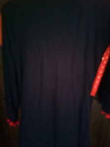 kurti, plan royal blue color