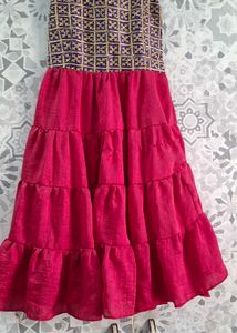 Beautiful Tiered Ethnic Gown