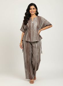 Ivory Co-ord Set - Stylish Wear