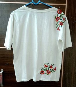 Embroidery tshirt for women's &amp; girls