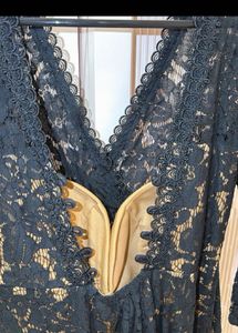 Elegant Black Lace Dress