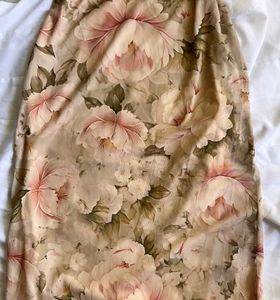Floral Ruffle Strap Maxi Dress