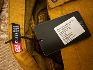 Kotty Mustard Yellow High-Waist Skinny Jeans