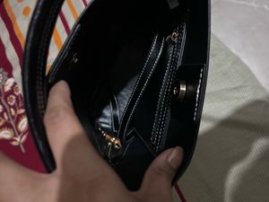 Chic Black Bucket Bag