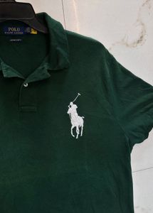 (chest 48) dark green POLO' Ralph Lauren tShirt