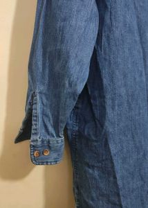 Blue Denim Shirt For 40 Bust