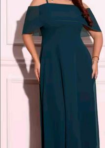 Elegant Off-Shoulder Maxi Dress