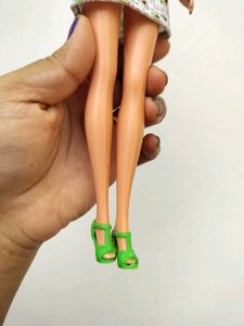 Barbie Doll with Avocado Print Dress