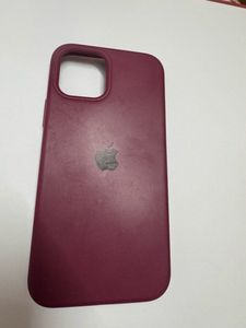 Burgundy Apple iPhone 12 Case