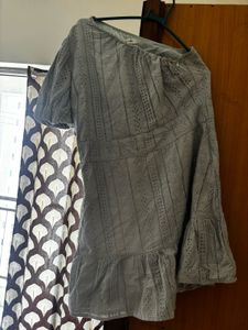 Chic Eyelet Ruffled Top