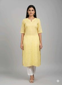 Elegant Yellow Kurta