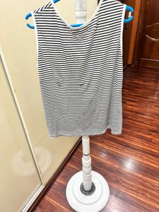Striped Graphic Tank Top