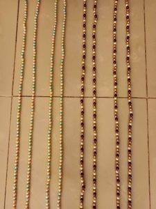 New Unused Set of 4 Beaded Necklaces Haar Mala
