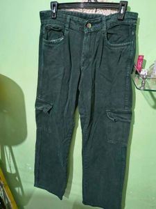 Dark Green Cargo Pants