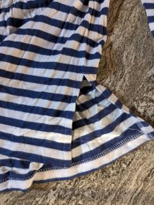 Striped Long Sleeve Soft Top