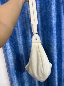 Canvas Moon Shoulder Bag
