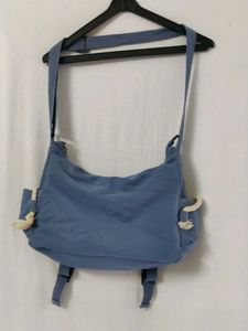 Stylish Blue Messenger Bag