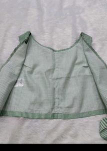 Striped backless stylish top
