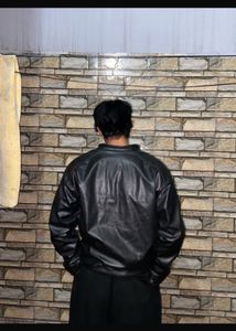 Stylish Black Faux Leather Jacket