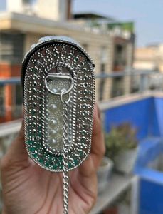 Elegant Pearl Embellished Clutch from Snatcher