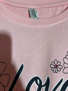 New Pink 'Love Blooms' Tee
