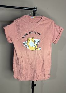 Lazy Pink Oversized Tshirt