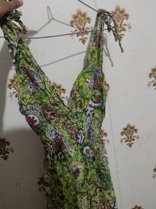 Bohemian Floral Print Summer Dress