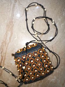 Beaded Sling Bag