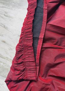 Maroon Lehenga Choli with Embellished Blouse