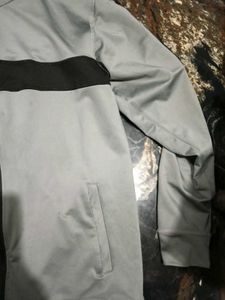 Men's Grey &amp; Black Track Jacket