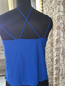 New Look Vibrant Blue Spaghetti Strap Top