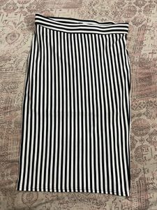 Striped Pencil Skirt