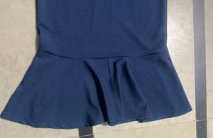 Navy Blue Midi Dress
