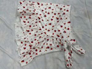 floral wrap ditsy skirt