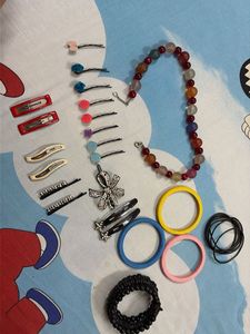 Assorted Hair Clips & Bracelet Set