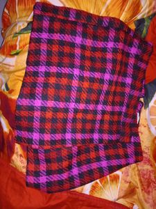 Low Waist Tartan Plaid Mini Skirt