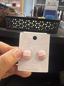 Cute Pink Stud Earrings