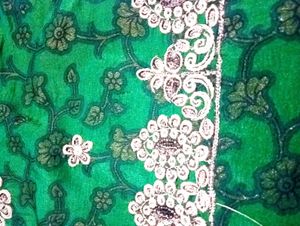 Embroidered Suite with heavy dupatta