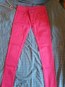 Pink Denim Jeans