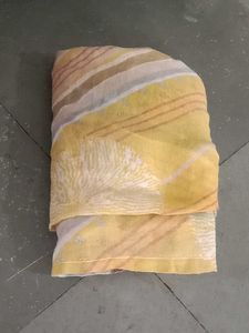 Yellow Striped Scarf