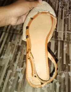 Studded Slingback Flats 36 Size