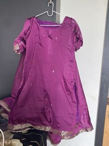 Elegant Purple Kurta Set with Dupatta