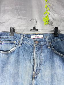 Tommy Hilfiger Men's Blue Distressed Denim Jeans
