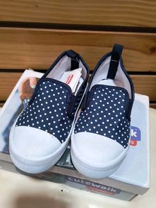 Cute Polka Dot Slip-On Shoes